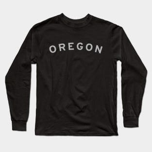 Oregon Typography Long Sleeve T-Shirt